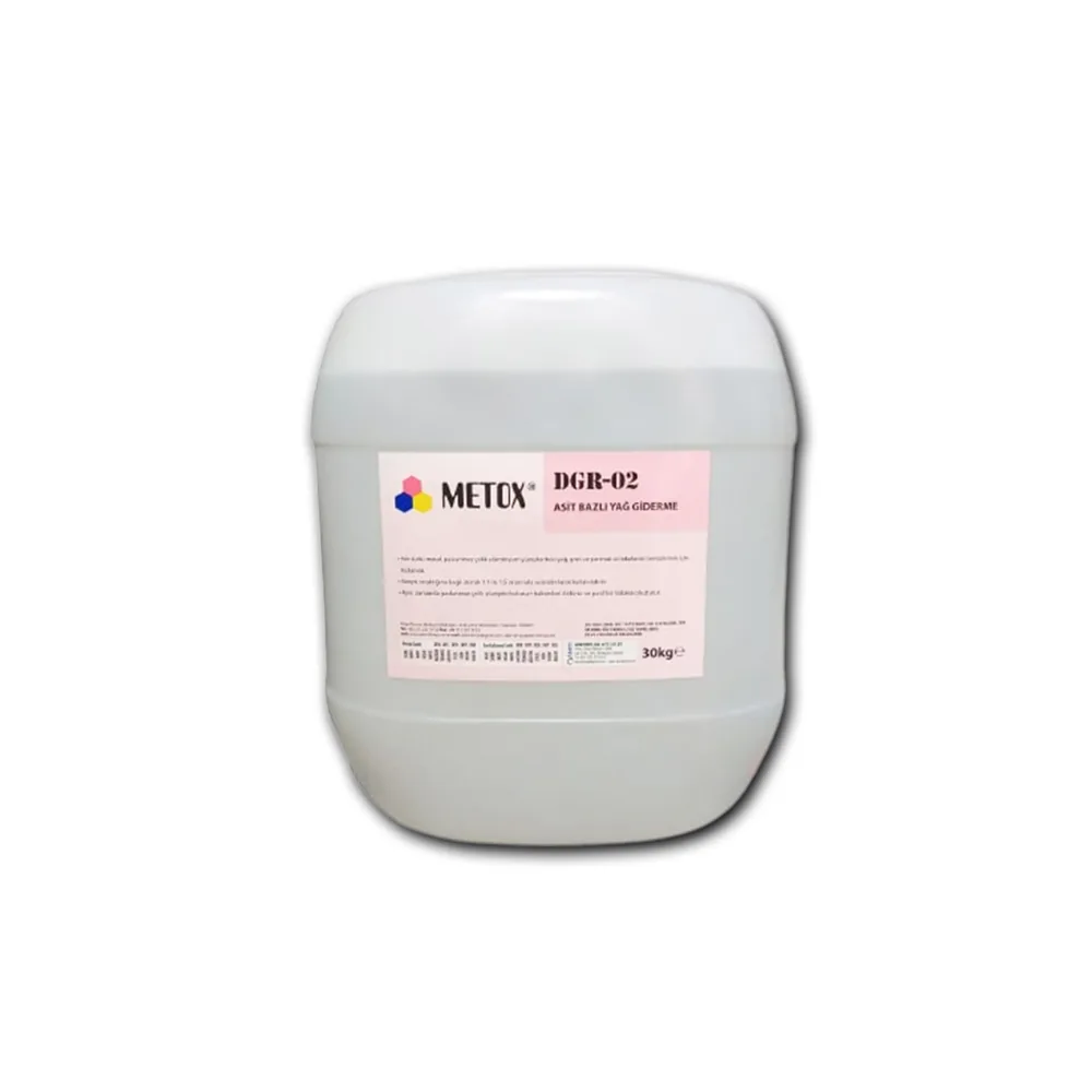 METOX DGR-02 konsantre yağ ve kir sökücü, 30 kg bidon