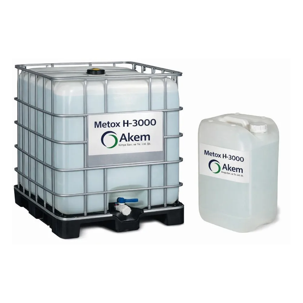 METOX H-3000 asitsiz paslanmaz çelik pasivasyon sıvısı, 1.000 kg IBC tank ve bidon