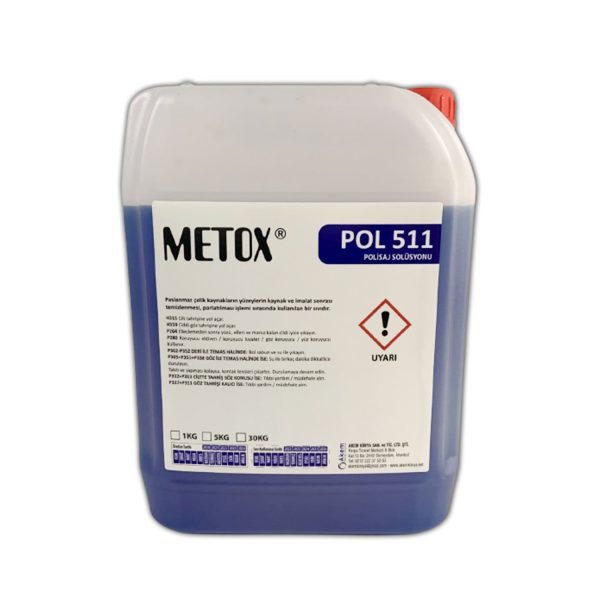 METOX POL 511 polisaj solüsyonu 5 kg